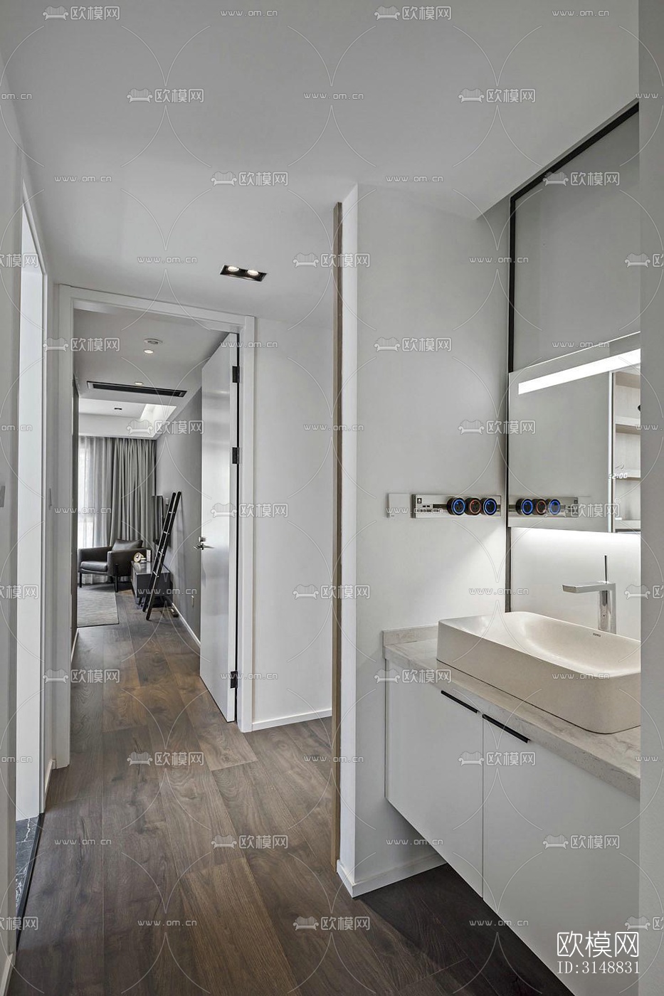 北欧平层效果图下载（渲染图10）