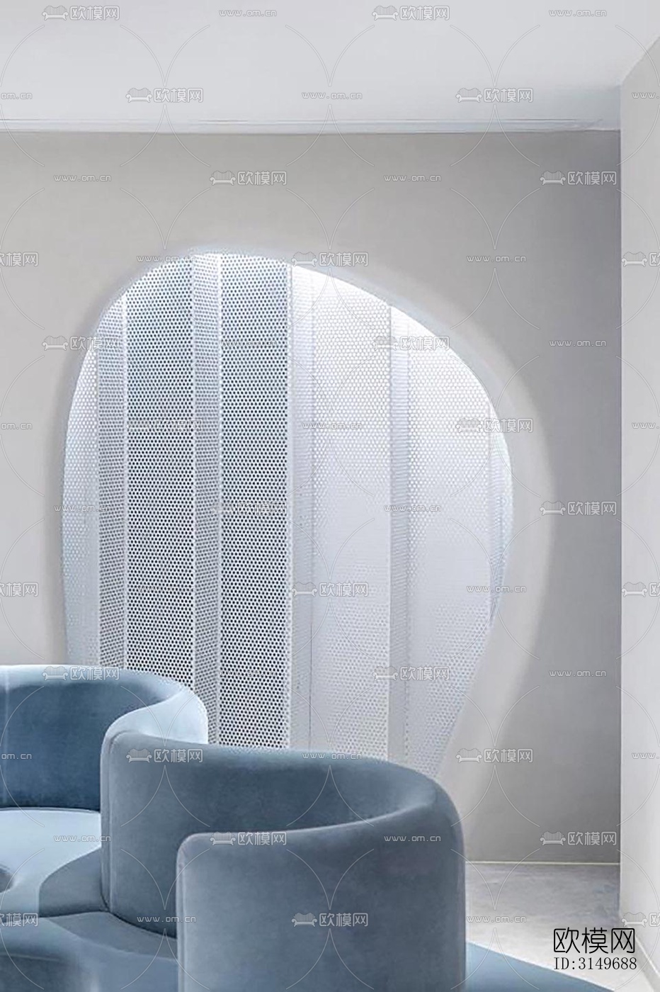 现代健身房效果图下载（渲染图3）