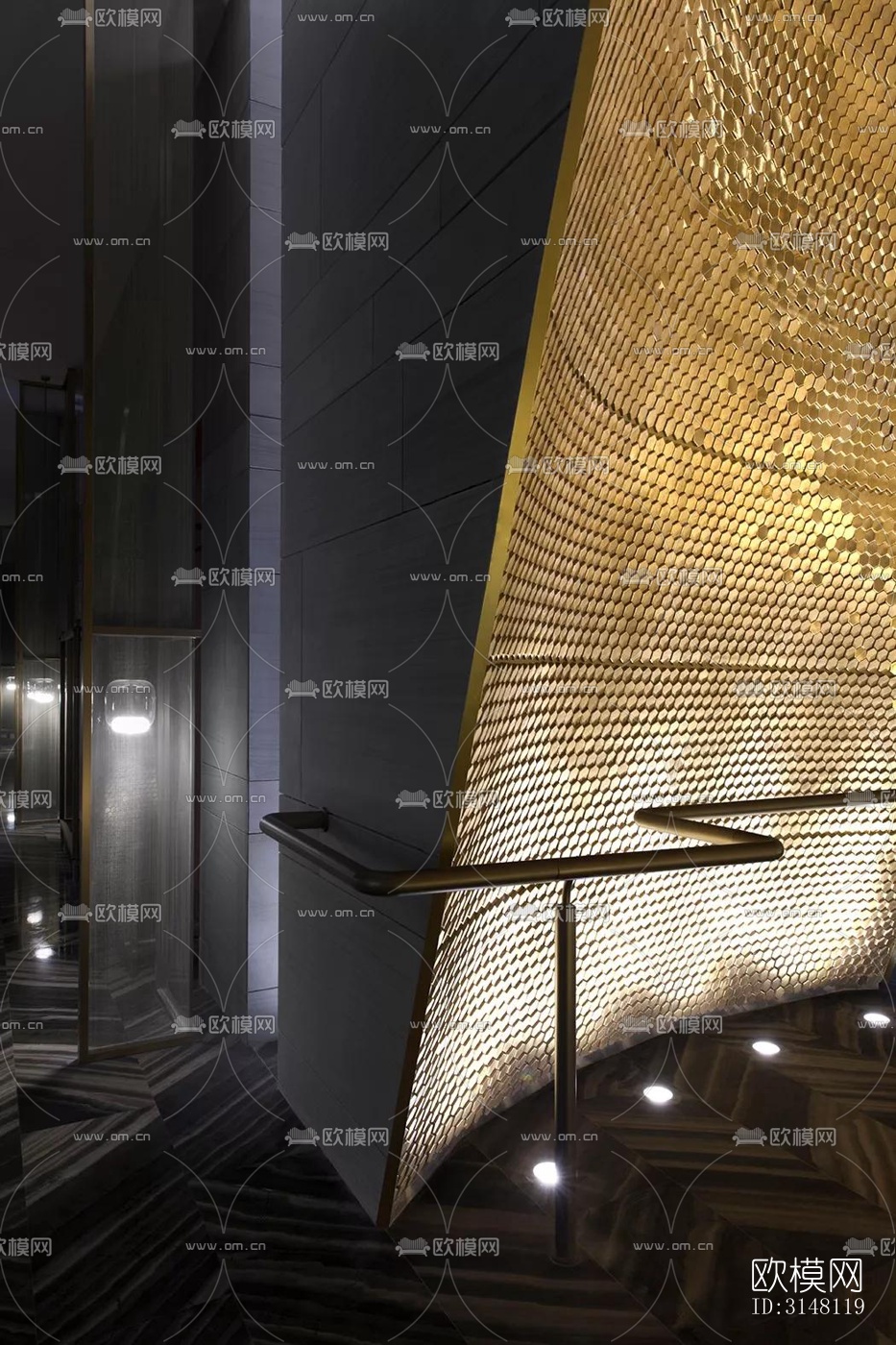 现代酒店民宿效果图下载（渲染图15）