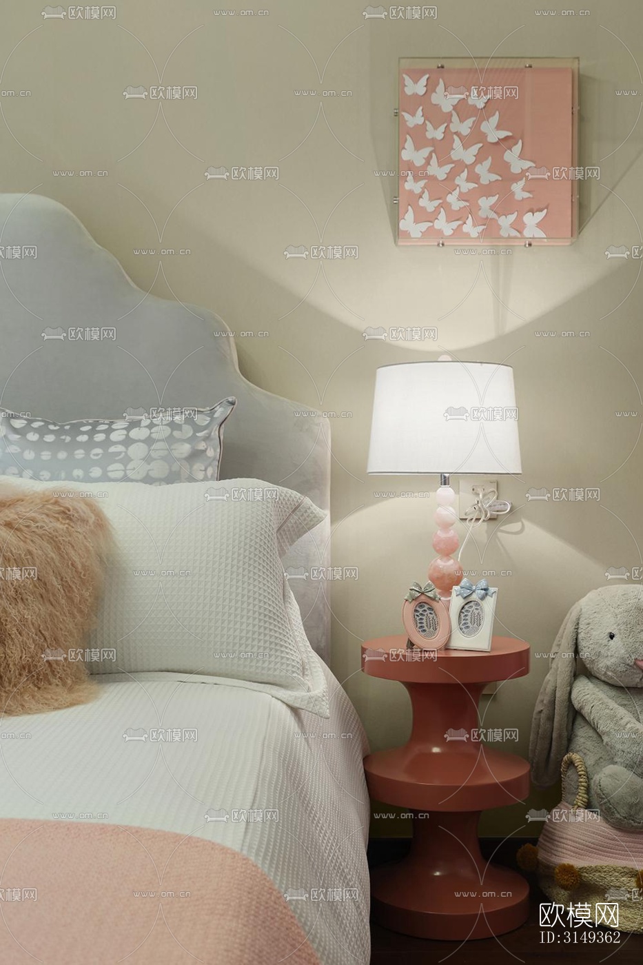 现代平层效果图下载（渲染图11）