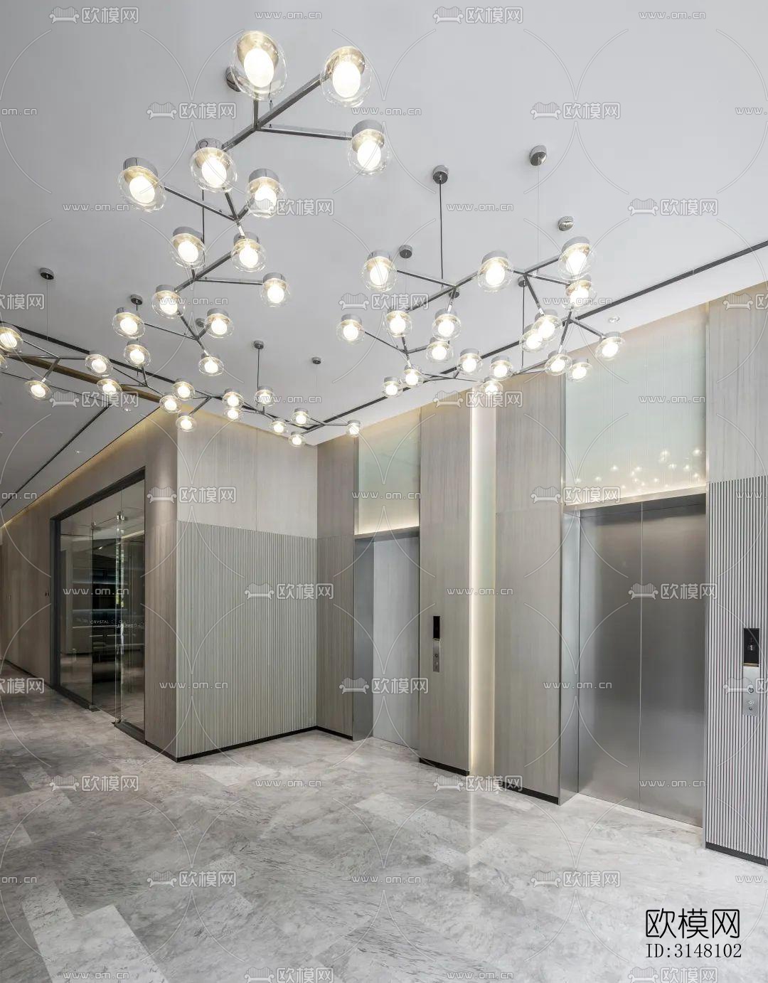 现代酒店民宿效果图下载（渲染图8）