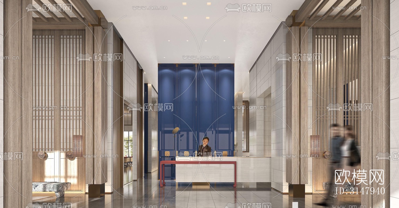 侘寂酒店民宿效果图下载（渲染图19）