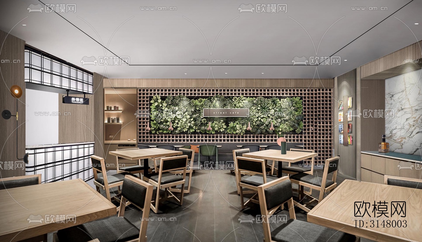 北欧酒店民宿效果图下载（渲染图1）