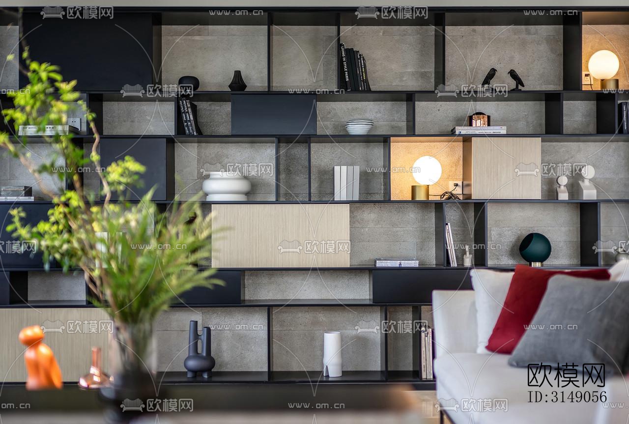 欧式平层效果图下载（渲染图5）