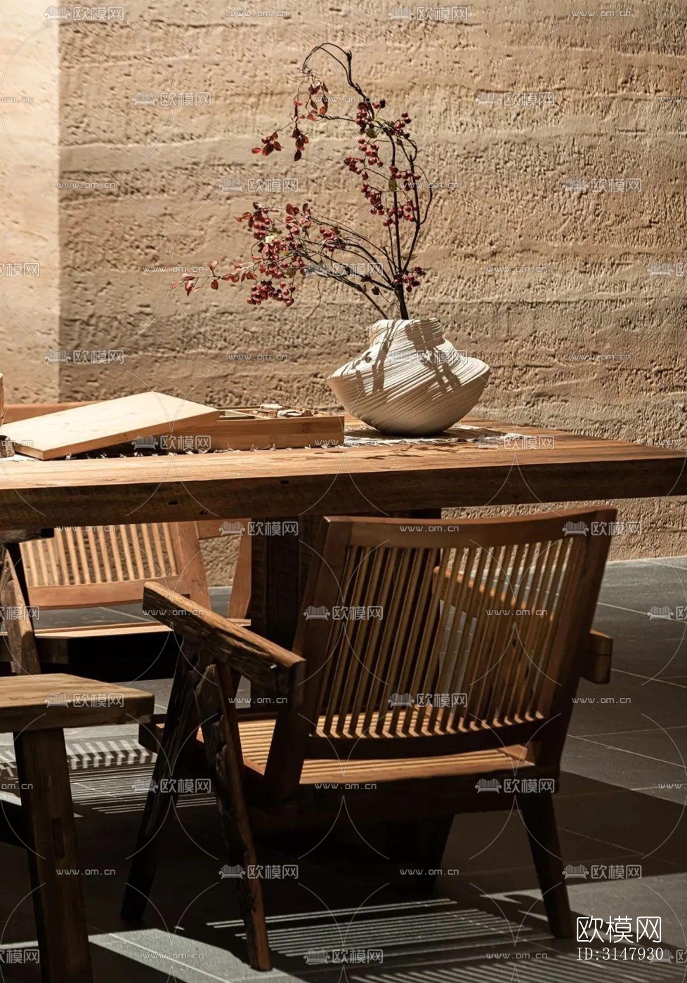 侘寂酒店民宿效果图下载（渲染图19）