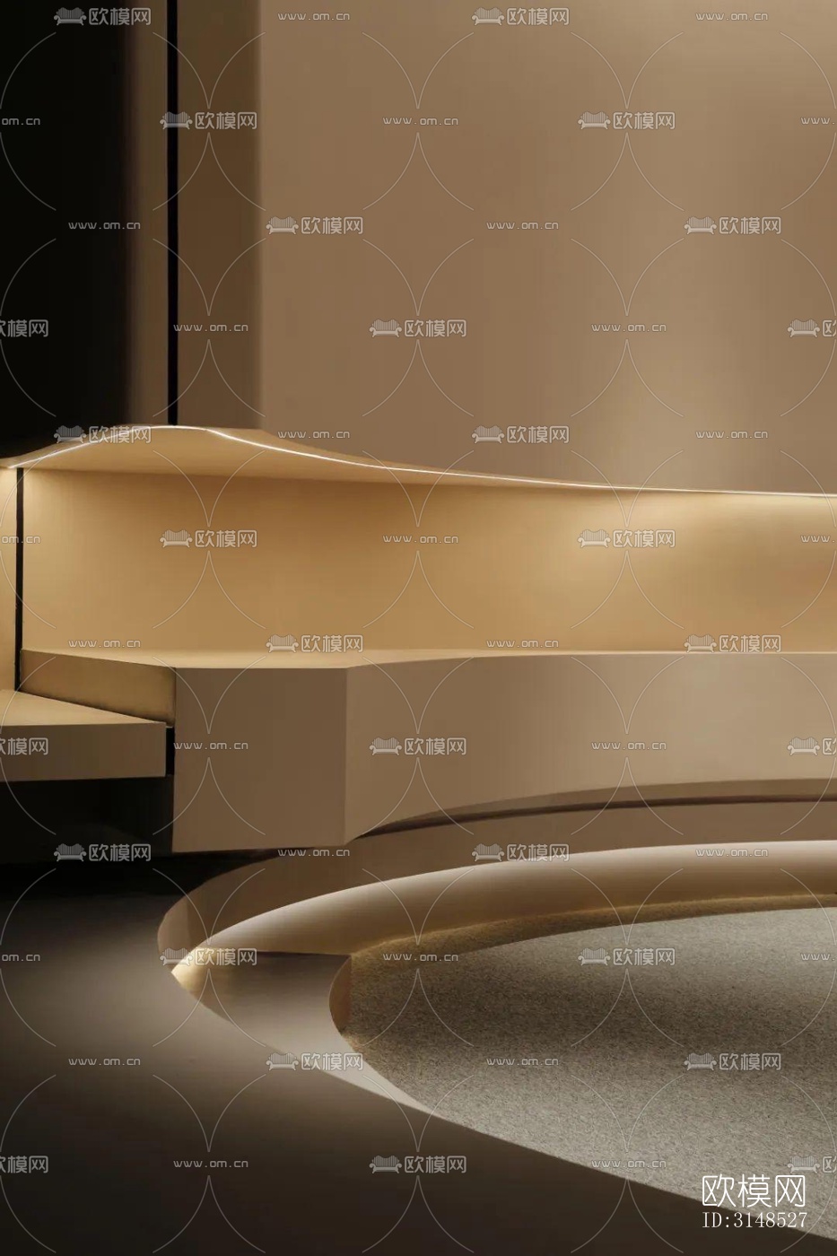 现代美容院效果图下载（渲染图9）