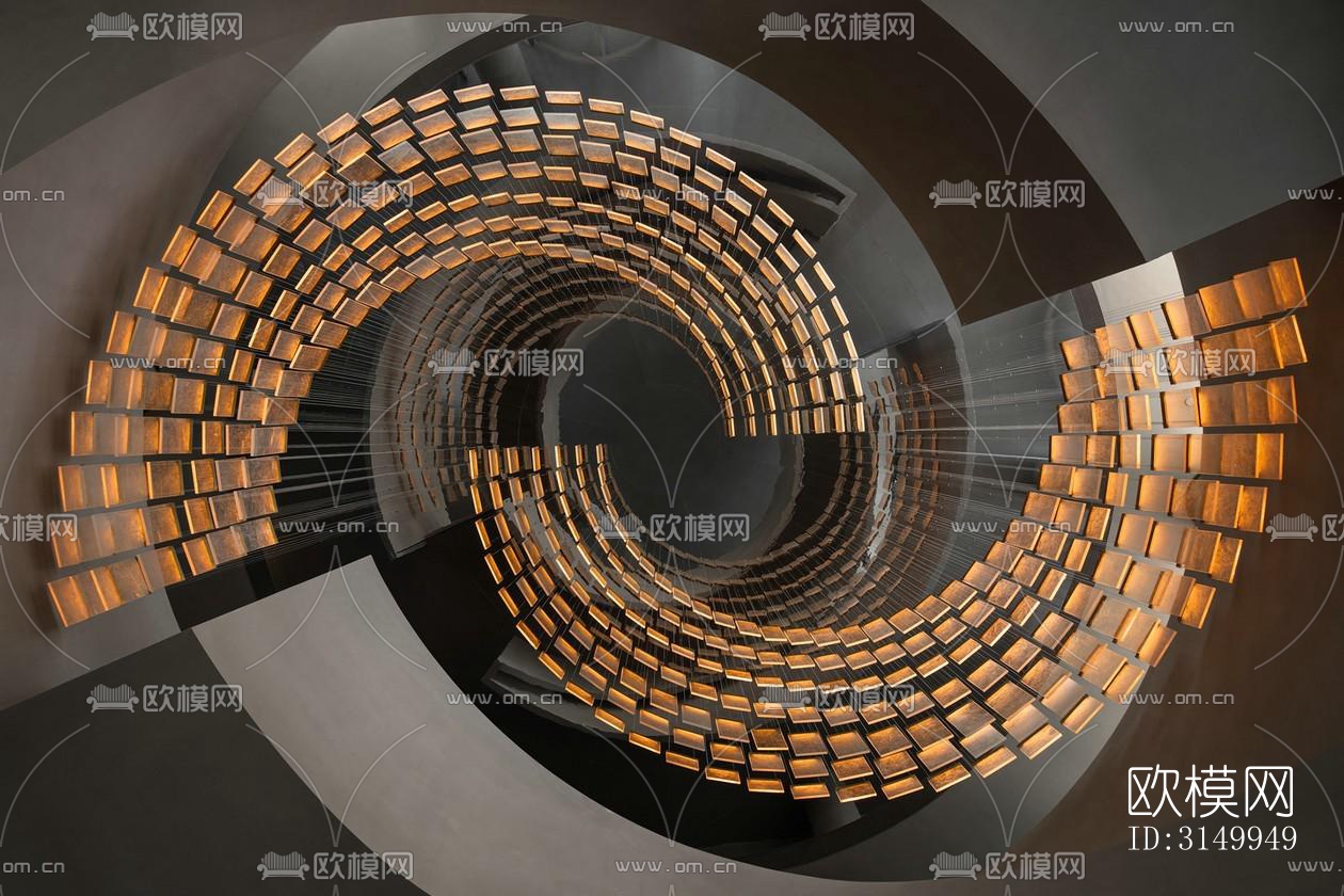 高级灰火锅烤肉效果图下载（渲染图19）