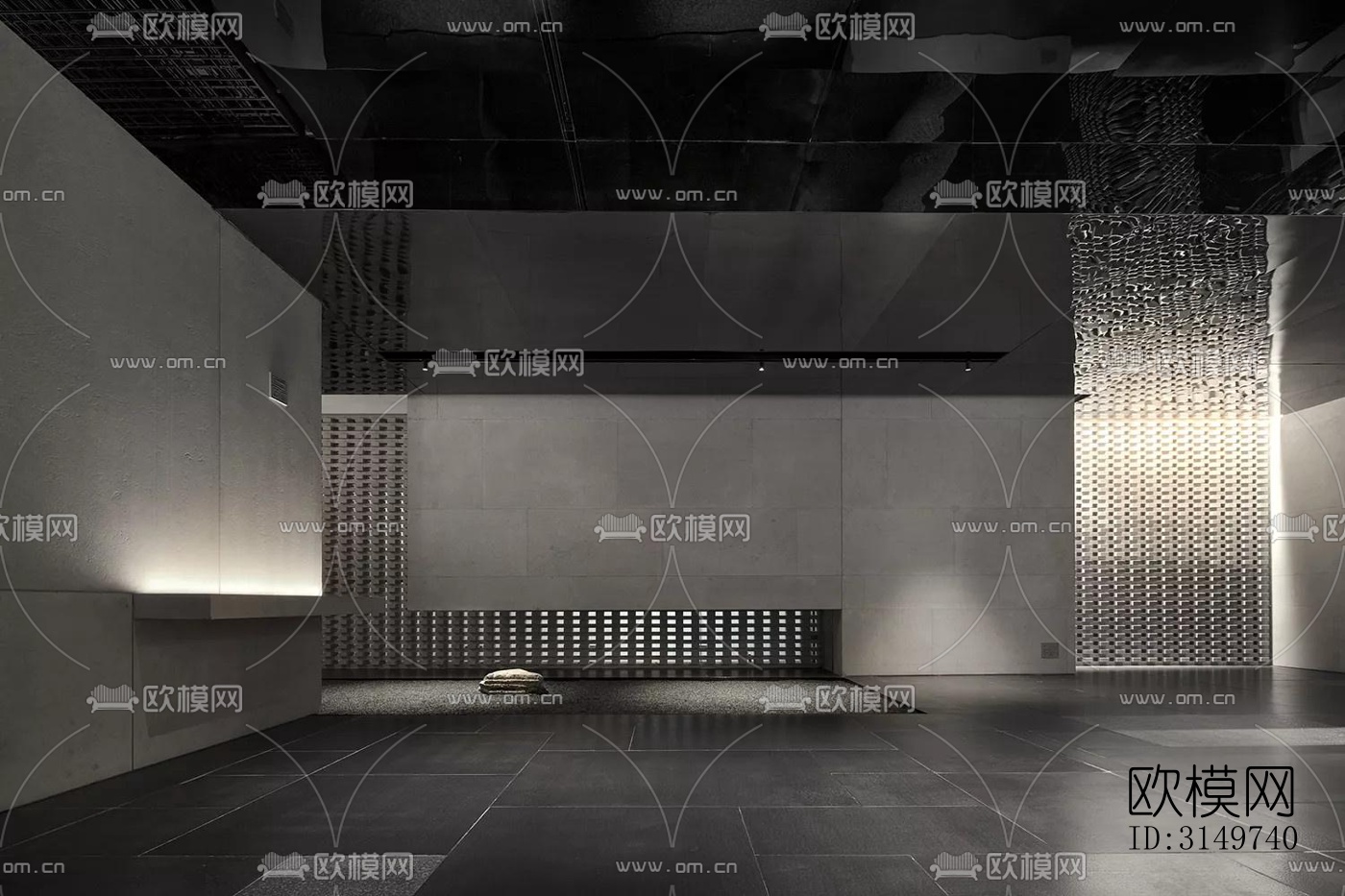 现代中餐厅效果图下载（渲染图19）