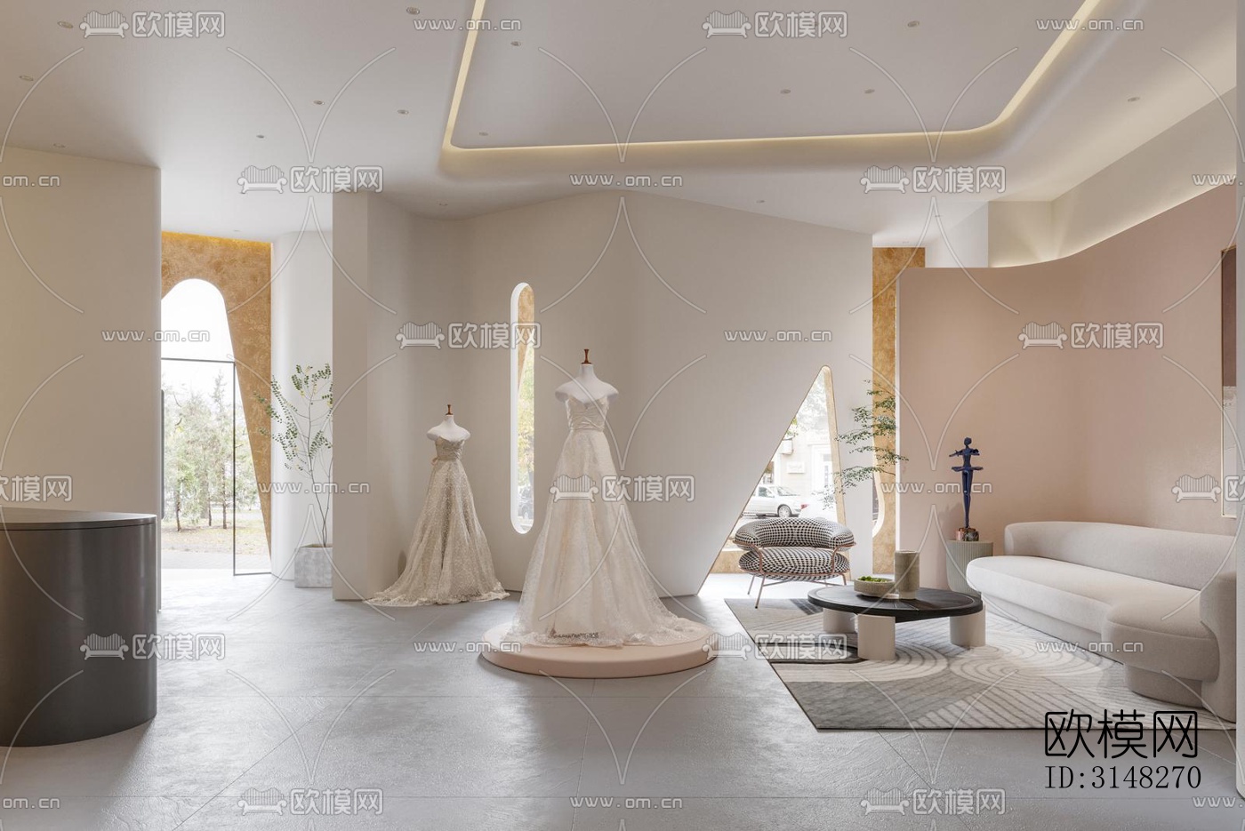 现代零售店铺效果图下载（渲染图10）