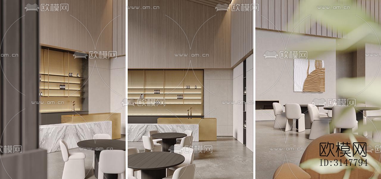 侘寂售楼处效果图下载（渲染图15）