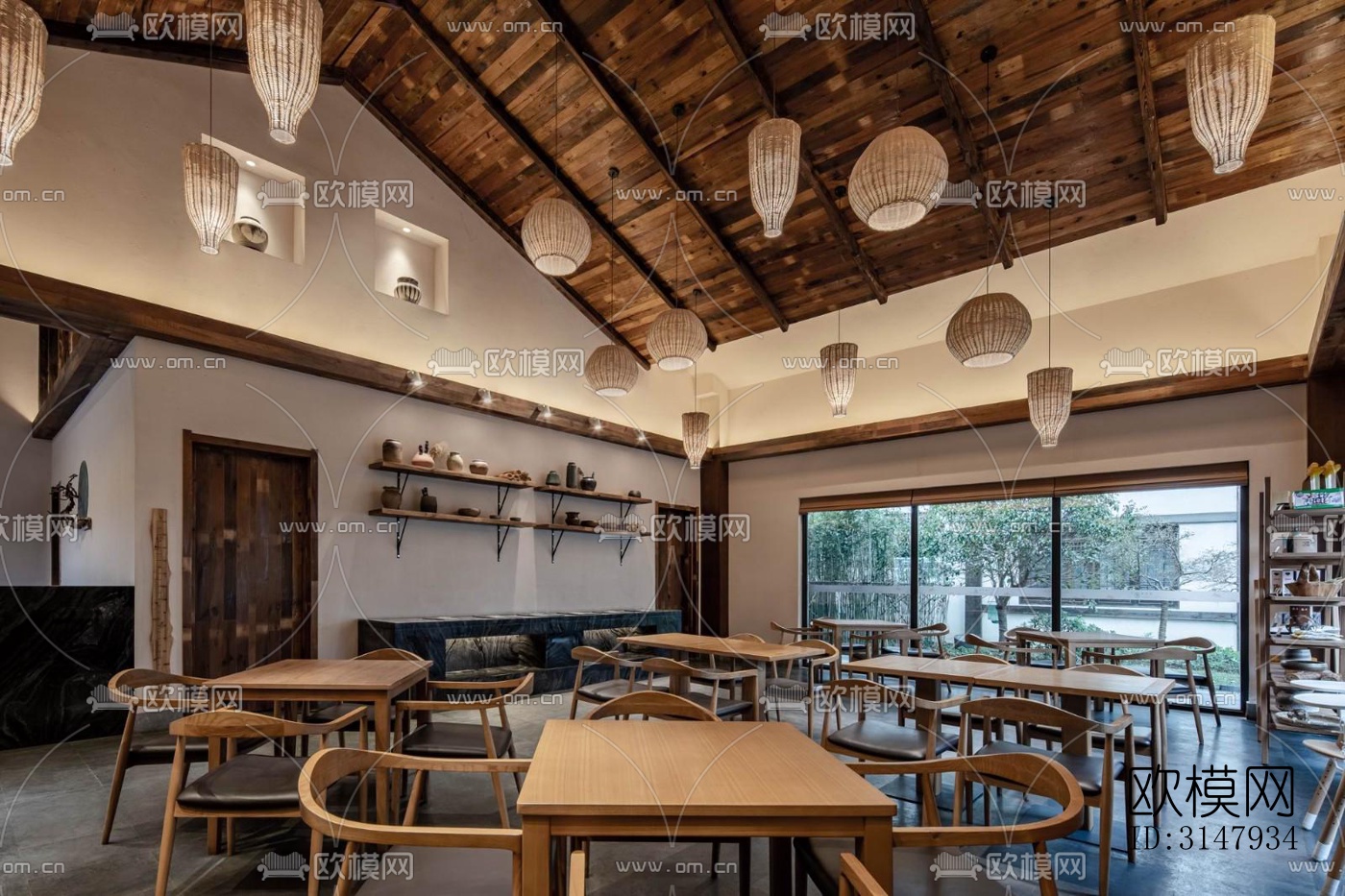 侘寂酒店民宿效果图下载（渲染图16）