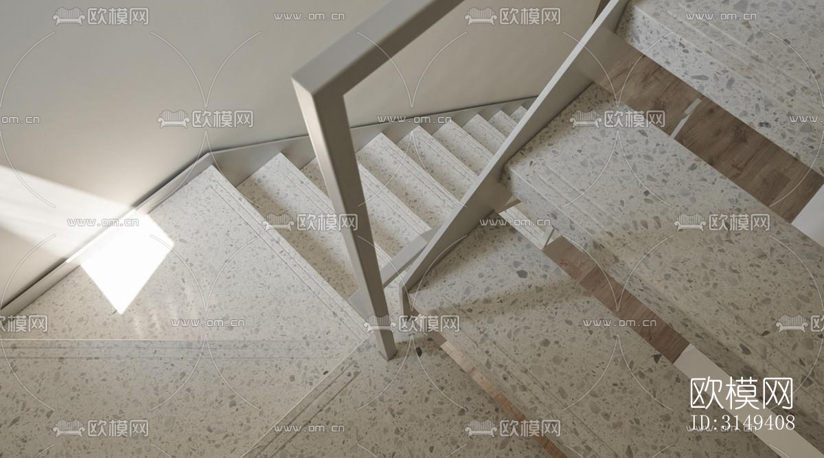 现代平层效果图下载（渲染图6）