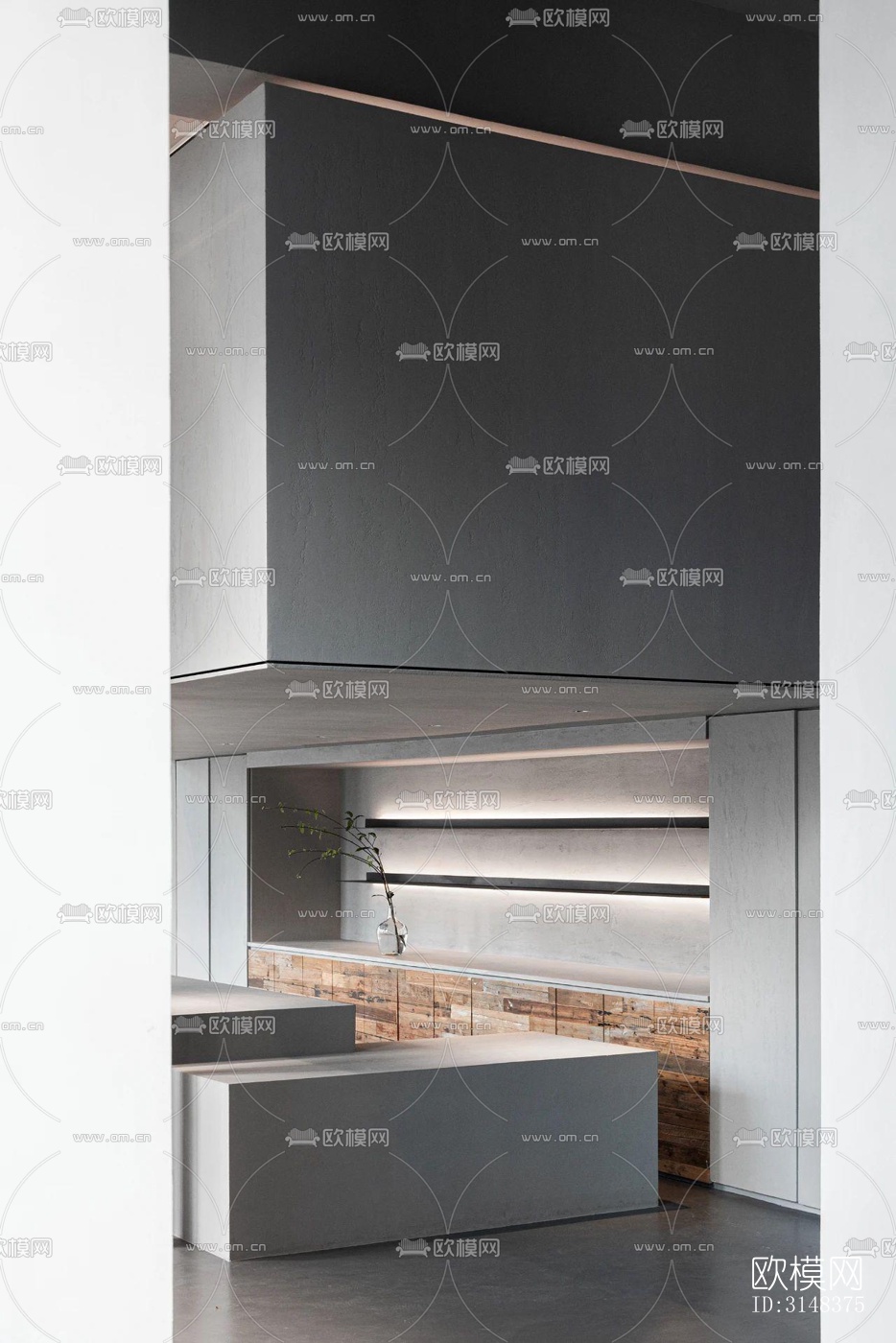 侘寂养生会所效果图下载（渲染图11）