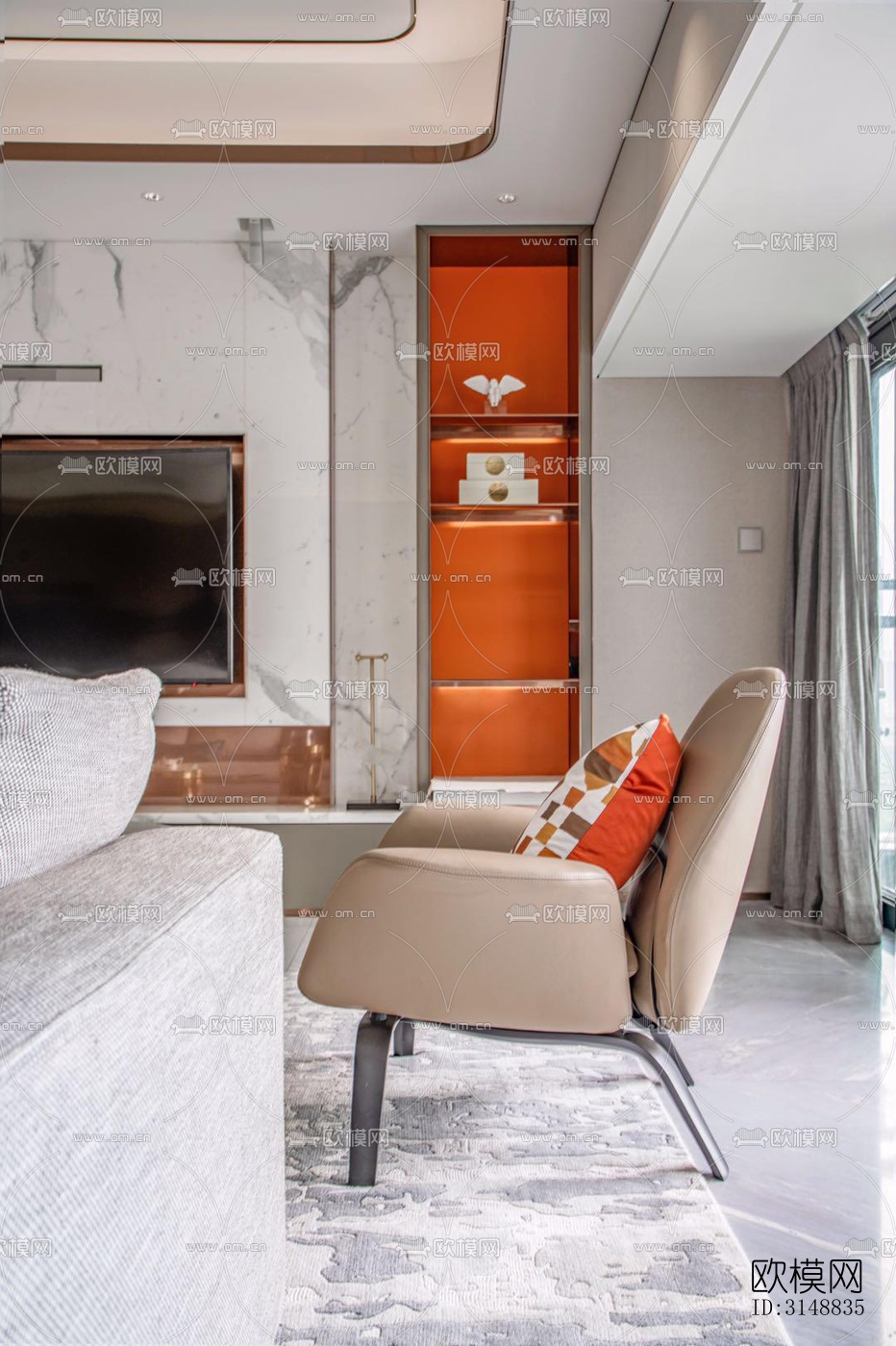 北欧平层效果图下载（渲染图11）