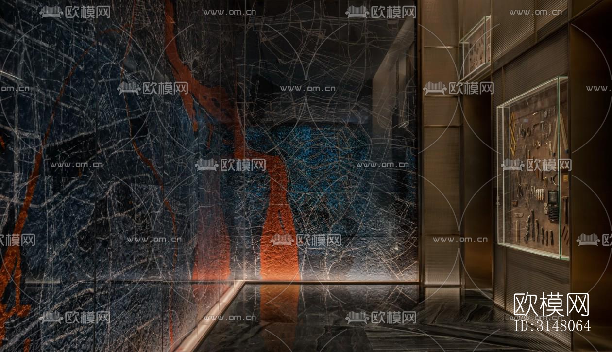 现代酒店民宿效果图下载（渲染图2）