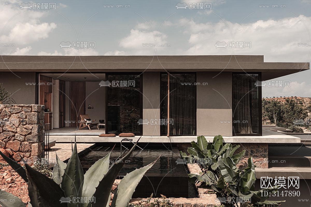 东南亚酒店民宿效果图下载（渲染图11）