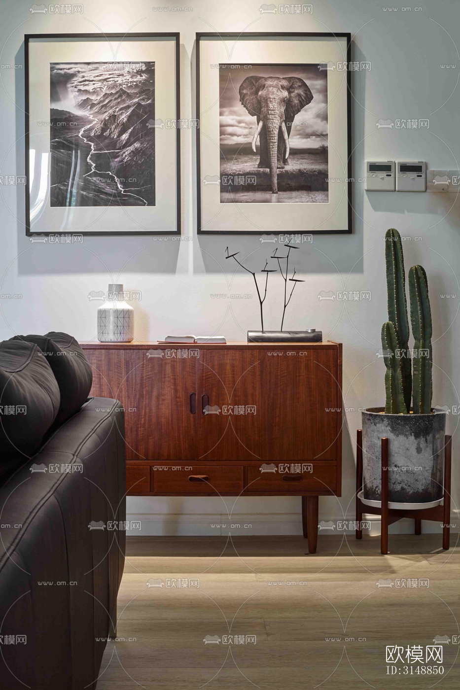 北欧平层效果图下载（渲染图6）