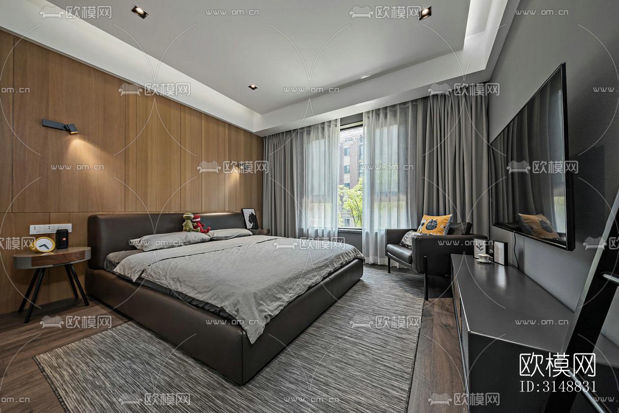 北欧平层效果图下载（渲染图7）