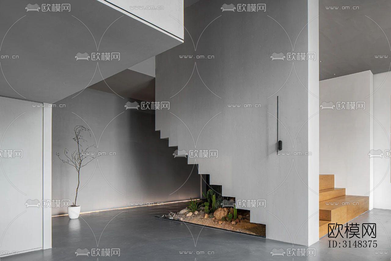 侘寂养生会所效果图下载（渲染图17）