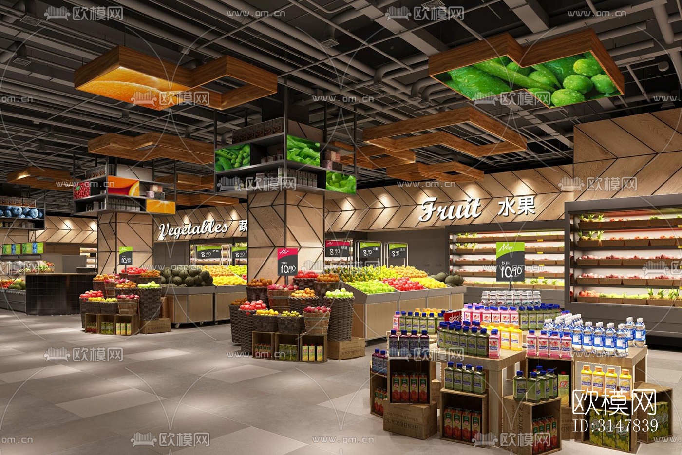 现代商业综合体效果图下载（渲染图12）