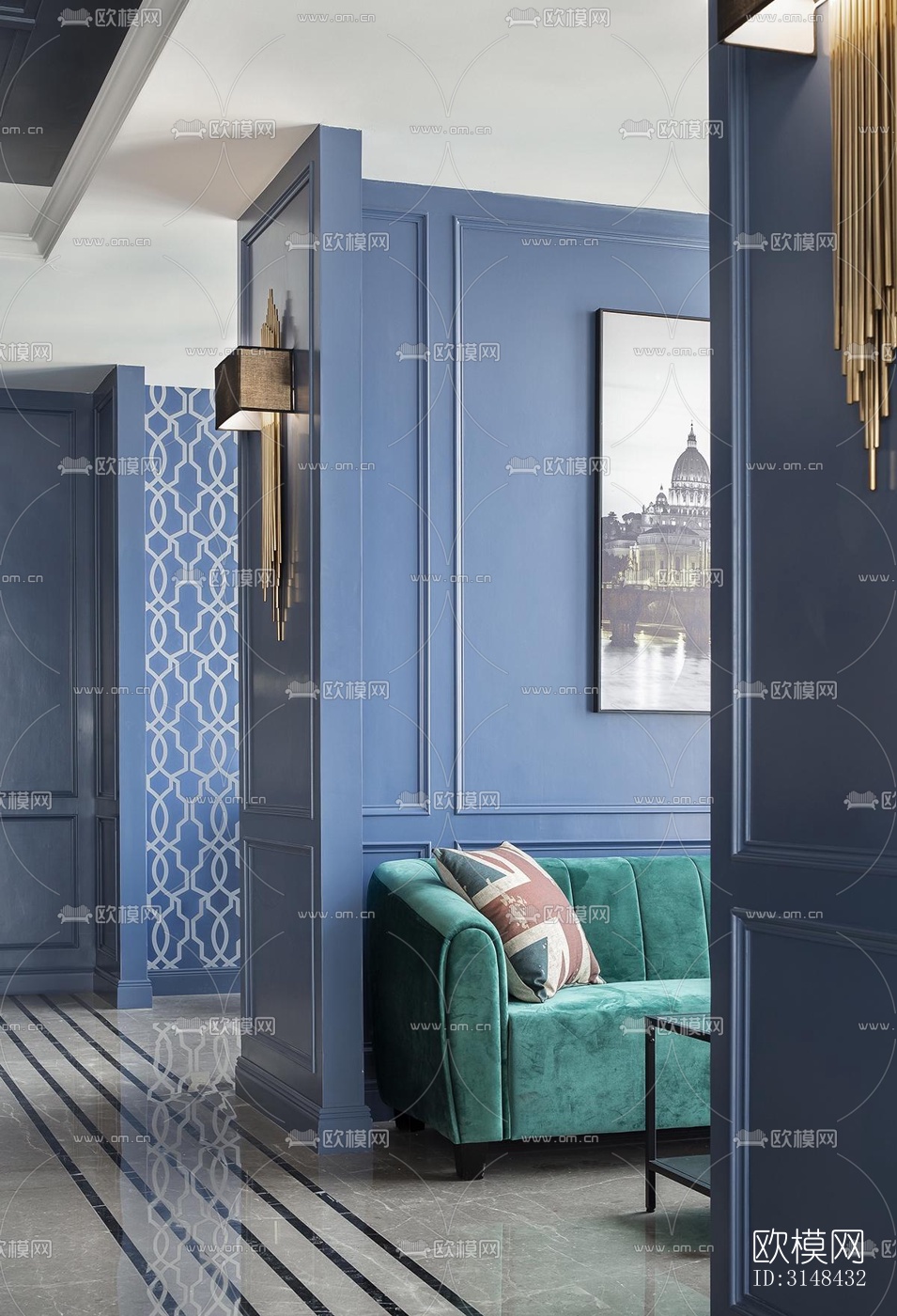 欧式养生会所效果图下载（渲染图14）