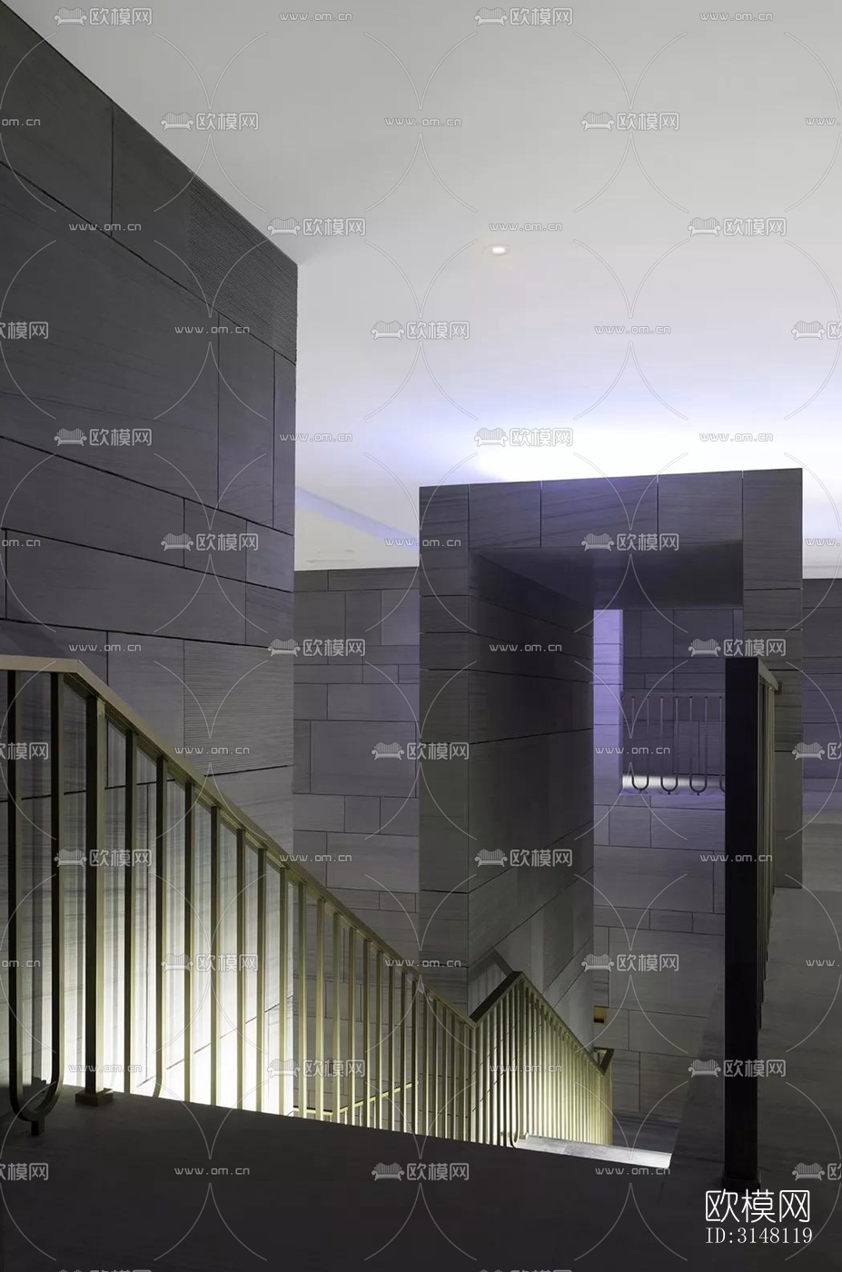 现代酒店民宿效果图下载（渲染图10）