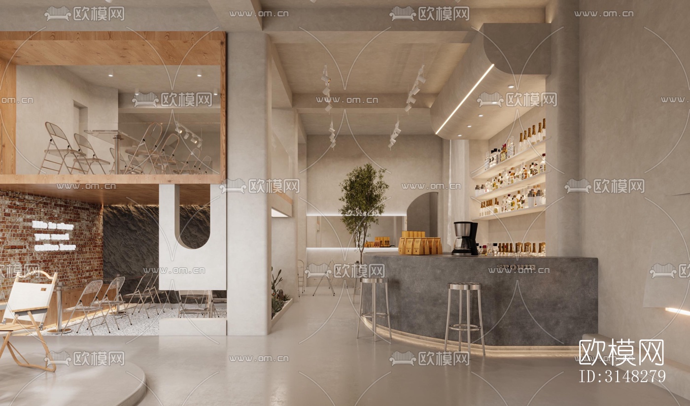 现代零售店铺效果图下载（渲染图5）