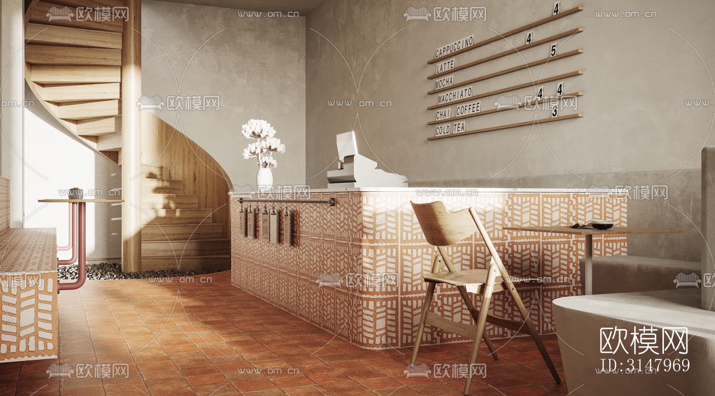 侘寂酒店民宿效果图下载（渲染图2）