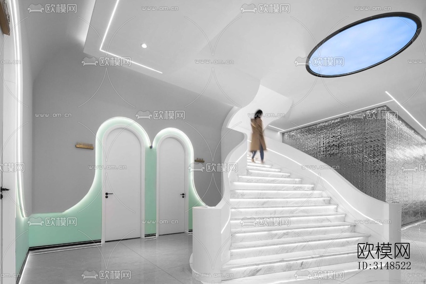 現(xiàn)代美容院效果圖下載(渲染圖4)