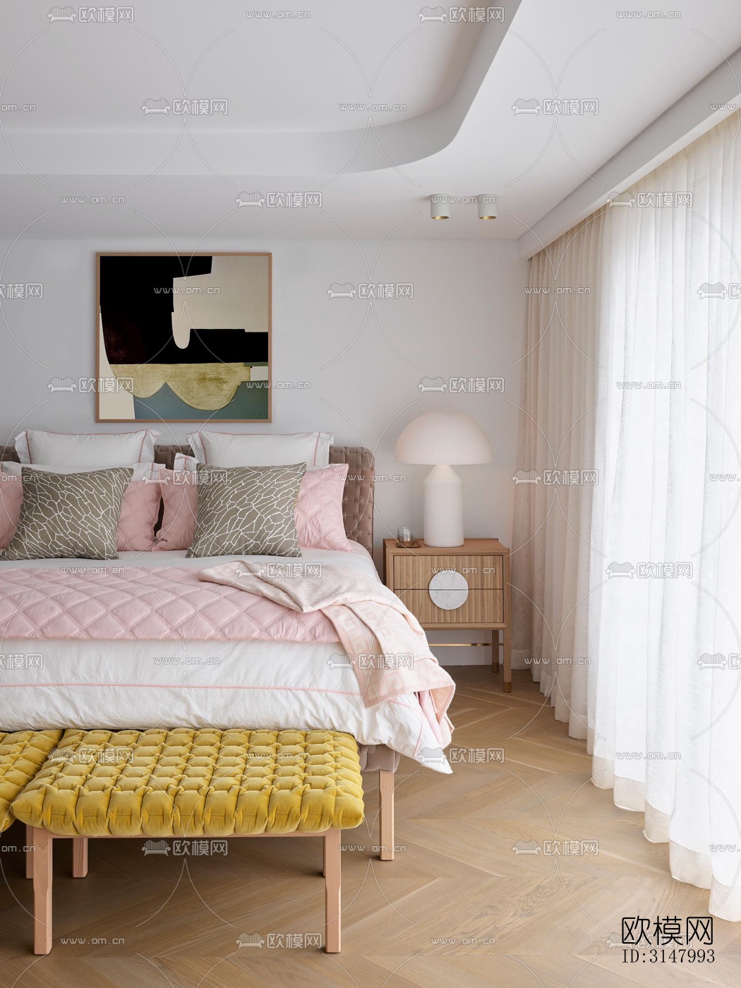 北欧酒店民宿效果图下载（渲染图14）