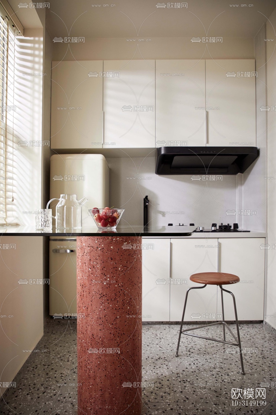 现代平层效果图下载（渲染图2）