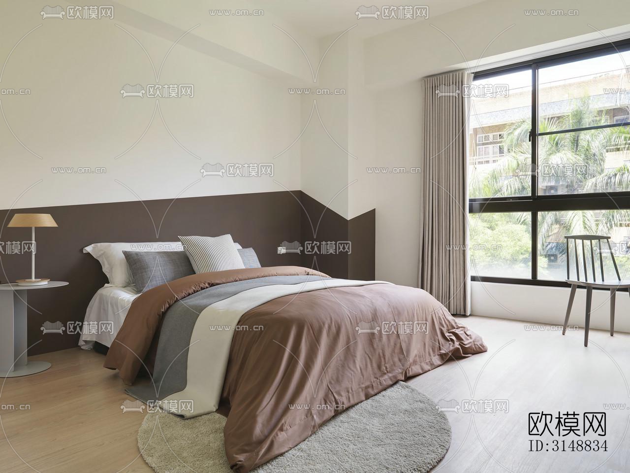 北欧平层效果图下载（渲染图11）