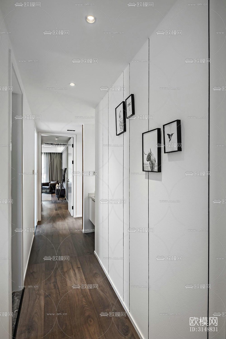 北欧平层效果图下载（渲染图12）