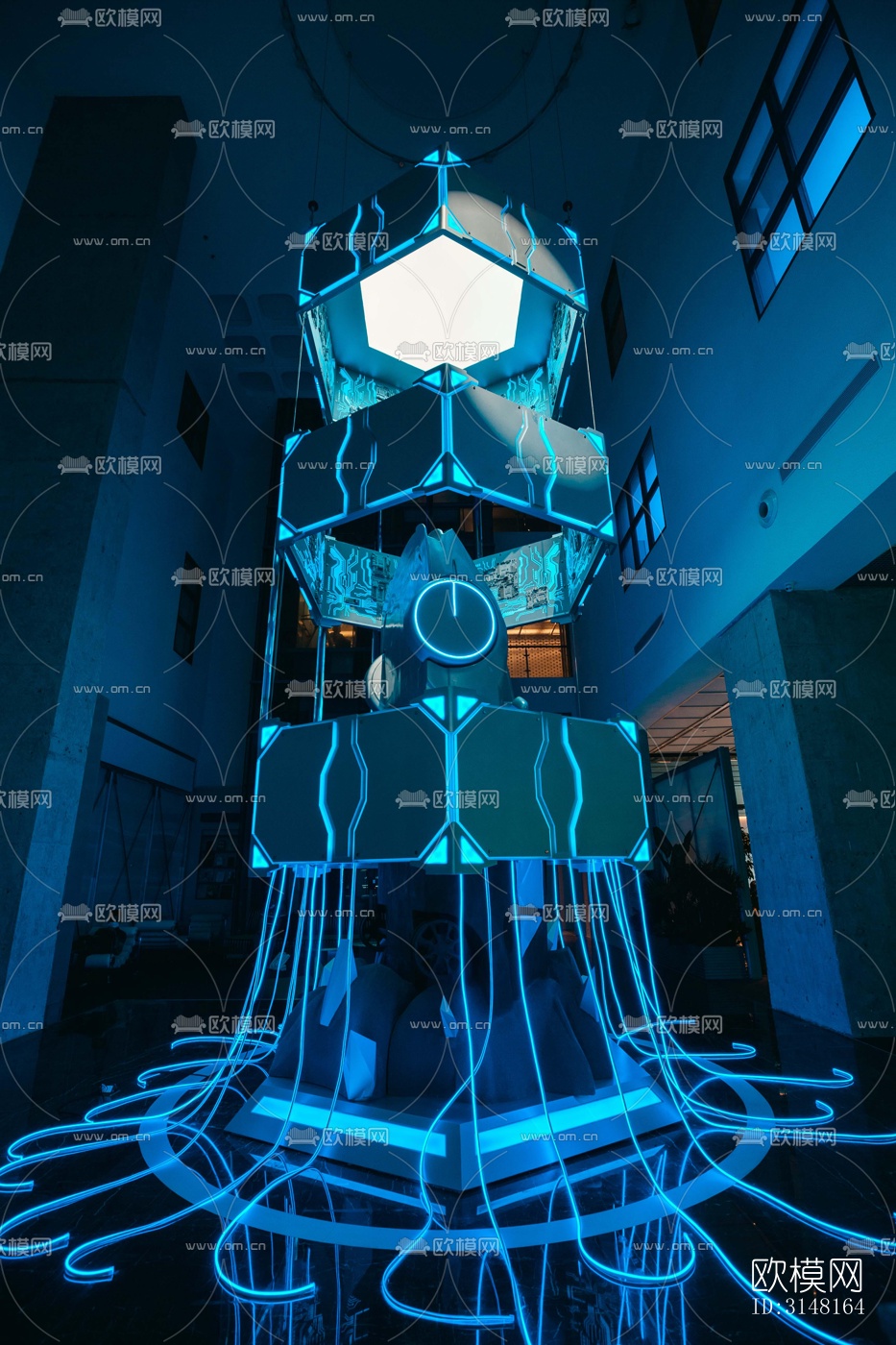 现代酒店民宿效果图下载（渲染图4）