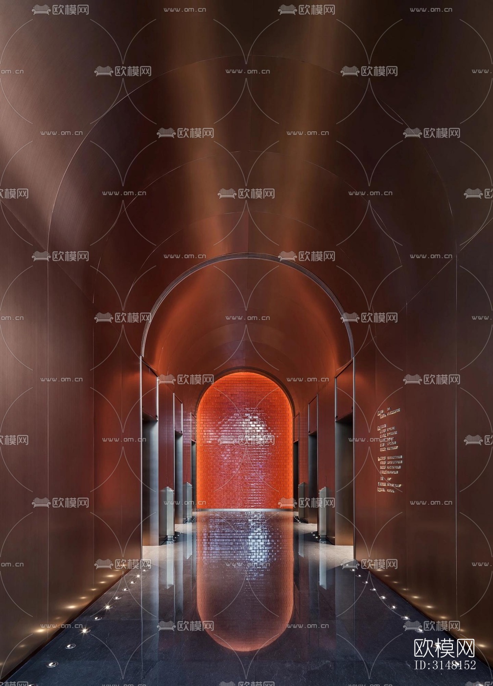 现代酒店民宿效果图下载（渲染图10）