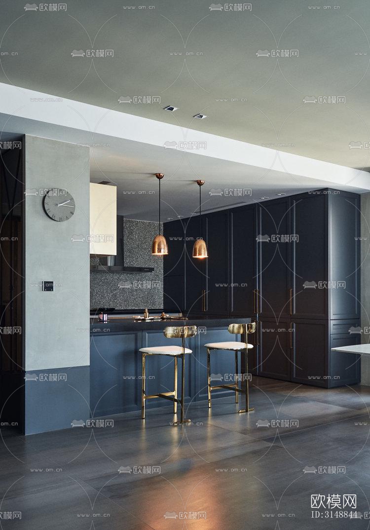 北欧平层效果图下载（渲染图13）