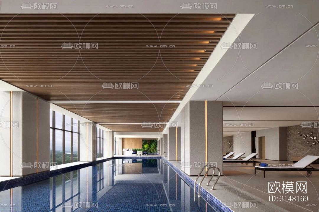 现代酒店民宿效果图下载（渲染图8）