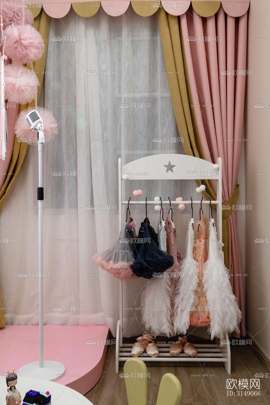 欧式平层效果图下载（渲染图19）