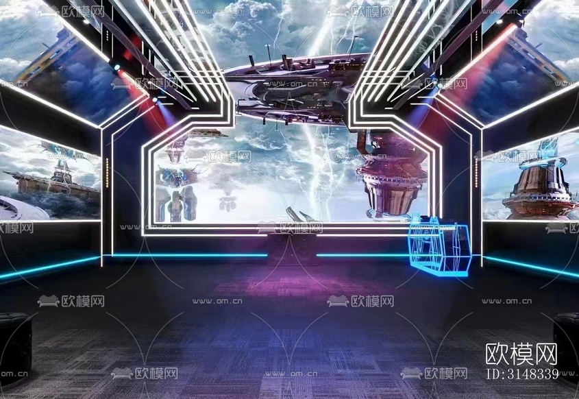 現(xiàn)代KTV效果圖下載(渲染圖5)