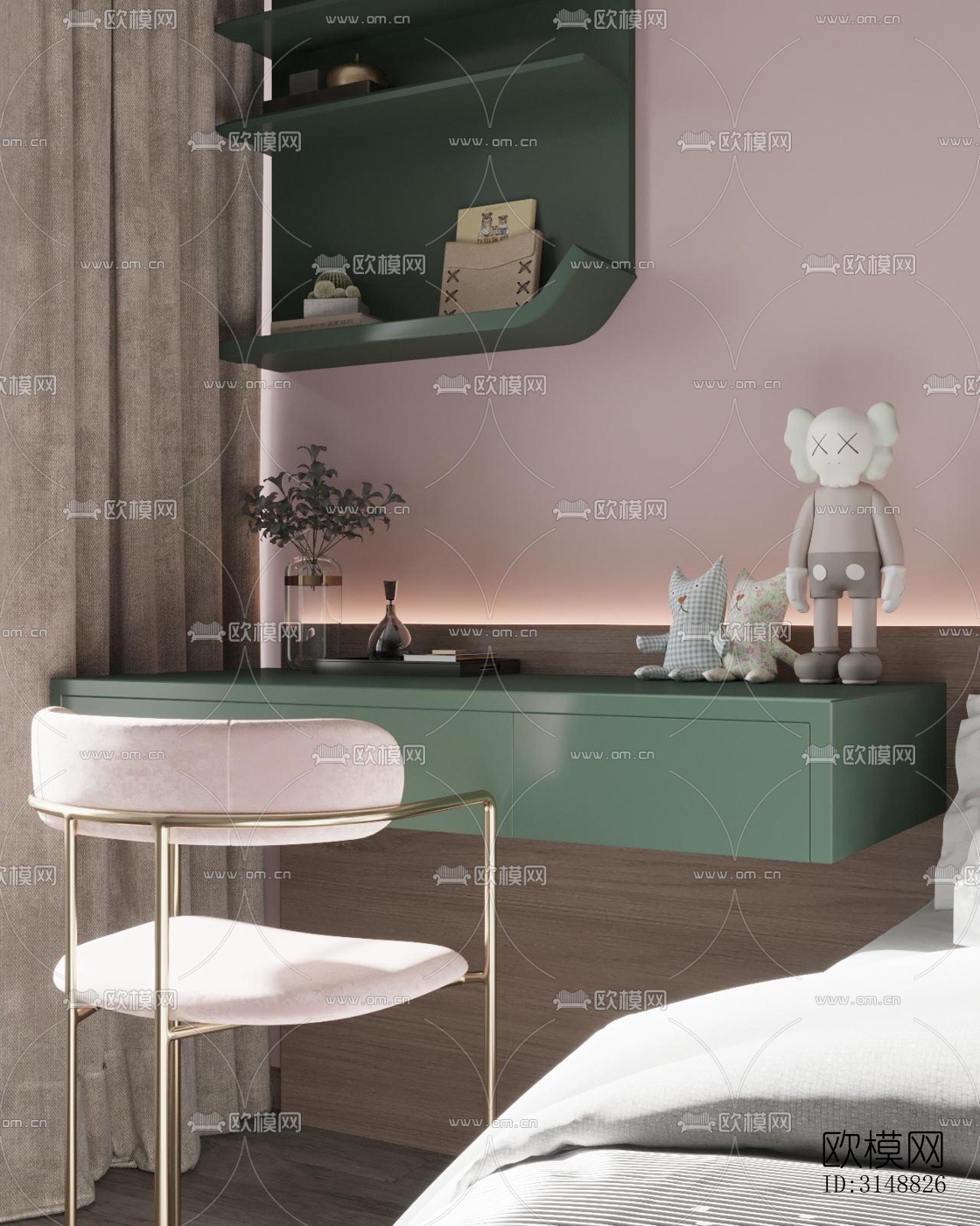 北欧平层效果图下载（渲染图2）