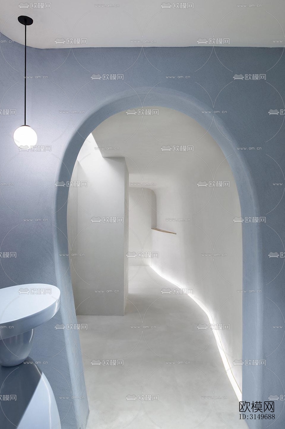 现代健身房效果图下载（渲染图1）