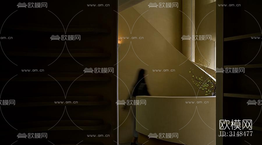 侘寂美容院效果图下载(渲染图2)