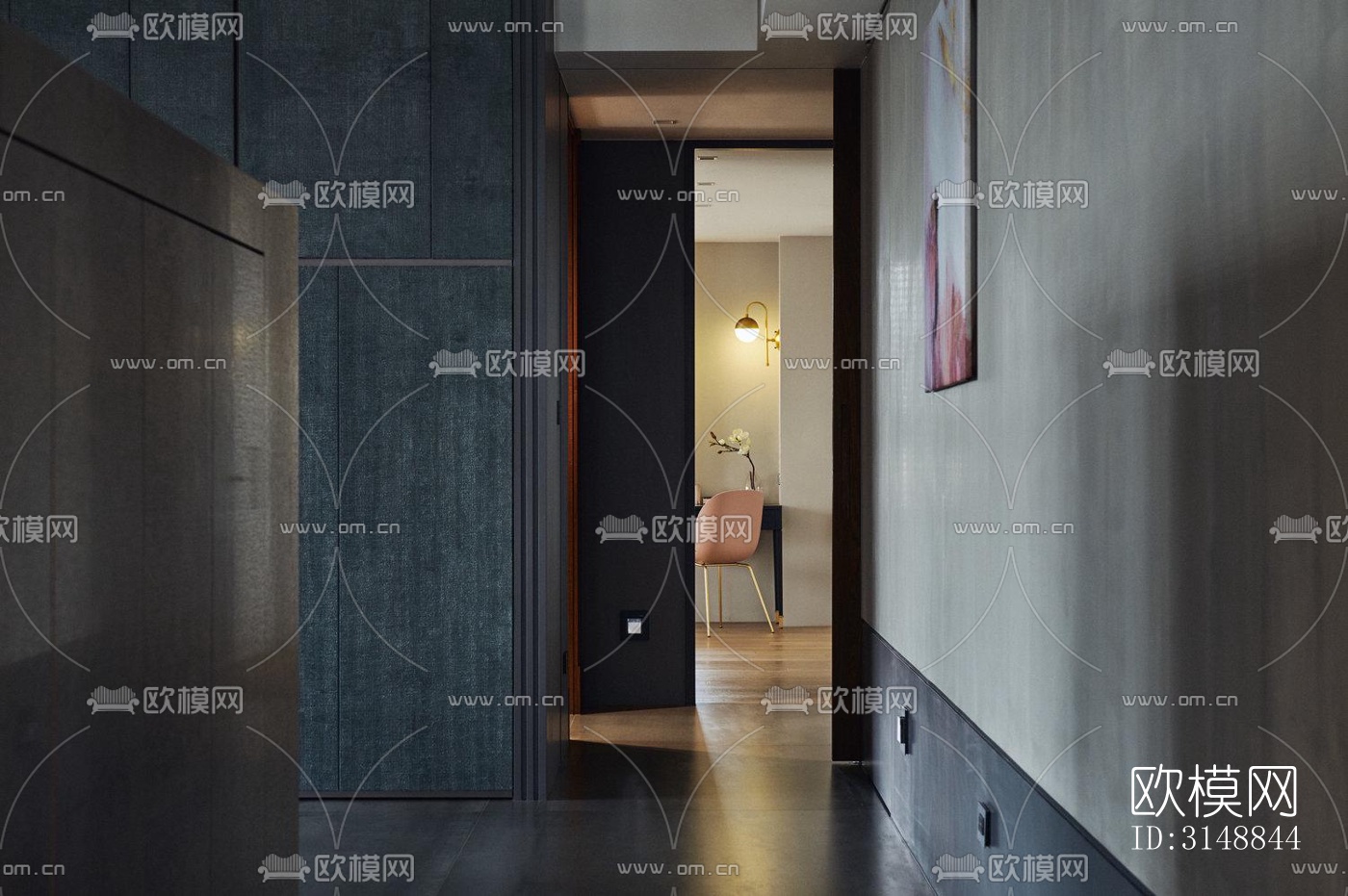 北欧平层效果图下载（渲染图15）