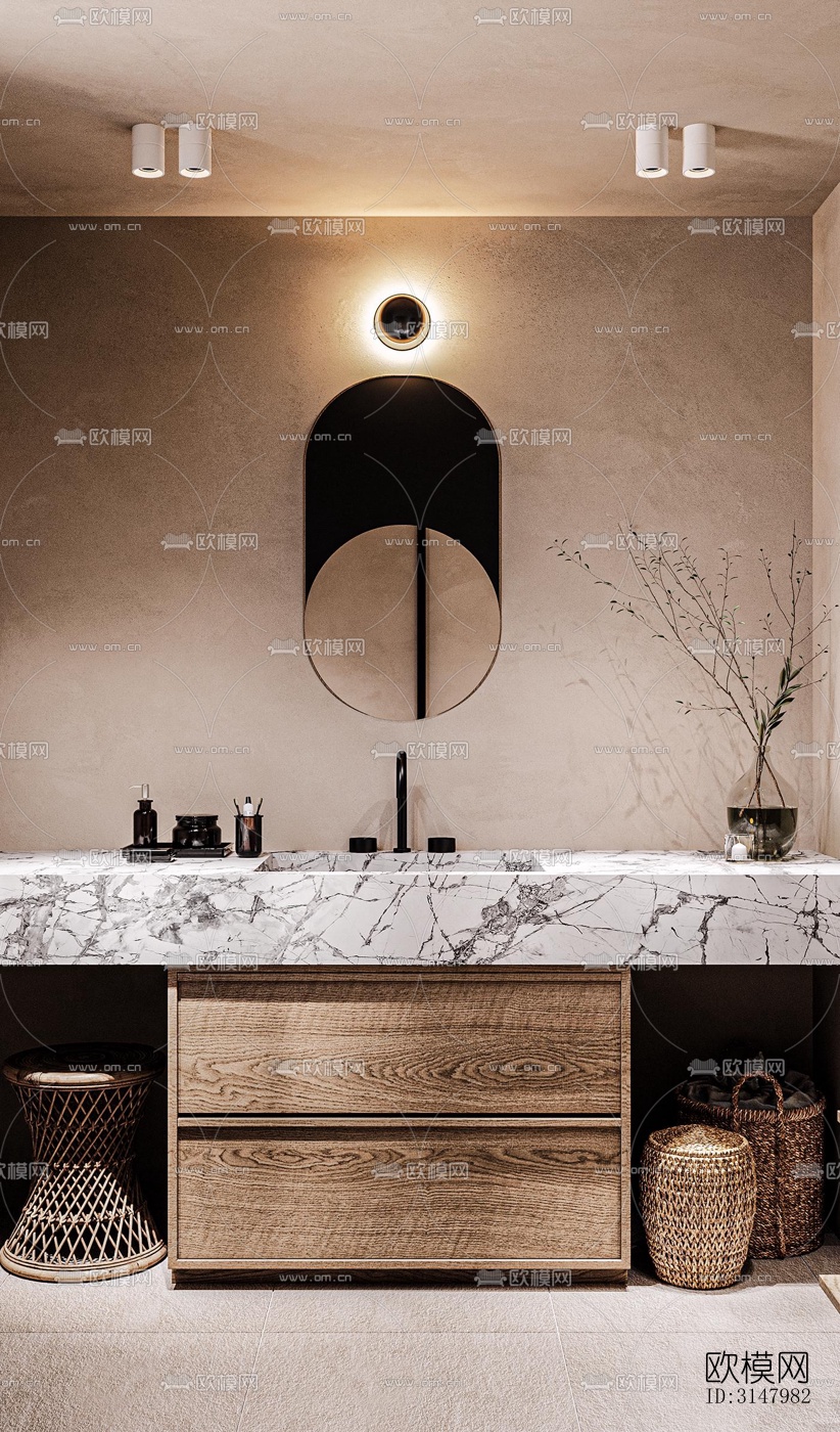 侘寂酒店民宿效果图下载（渲染图12）