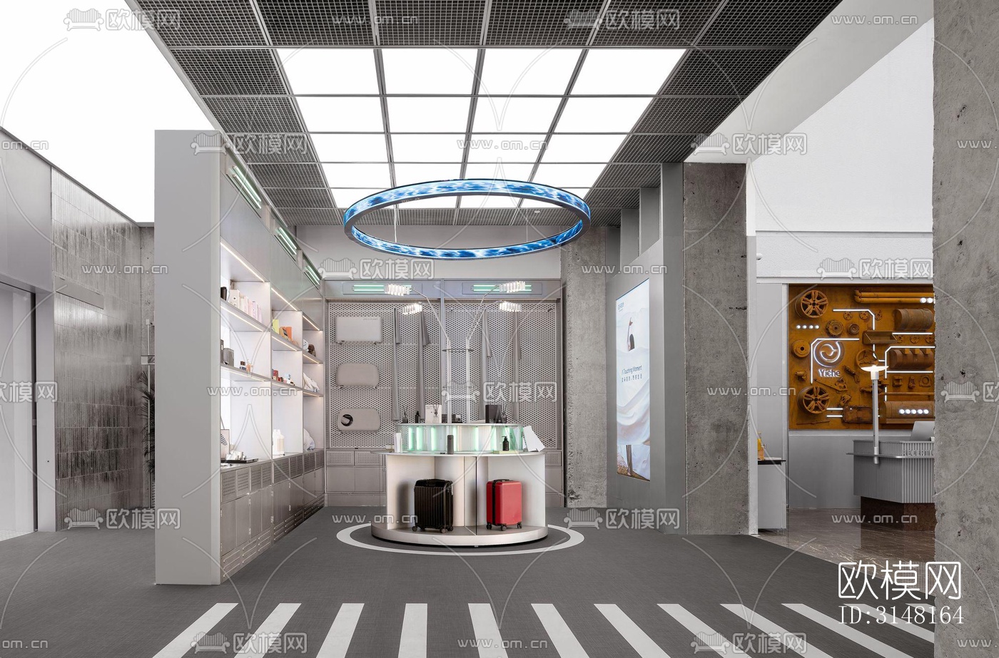 现代酒店民宿效果图下载（渲染图14）