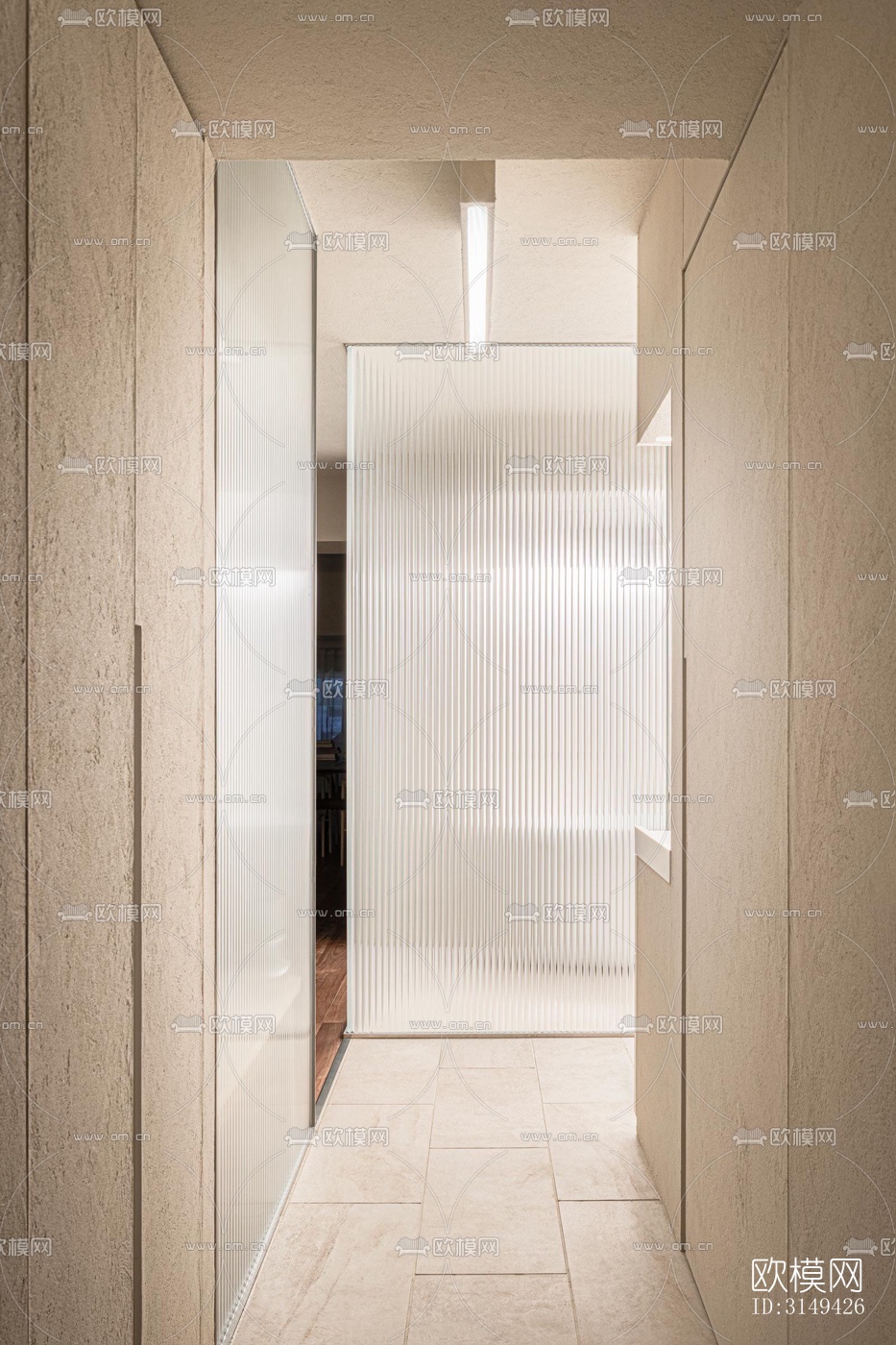 现代平层效果图下载（渲染图17）