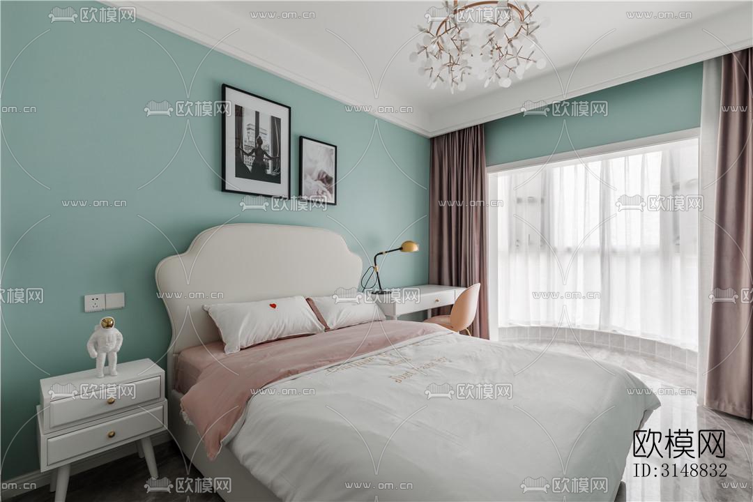 北欧平层效果图下载（渲染图14）