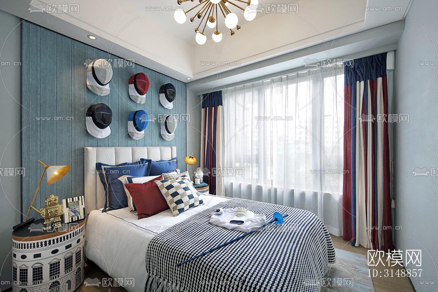 北欧平层效果图下载（渲染图11）