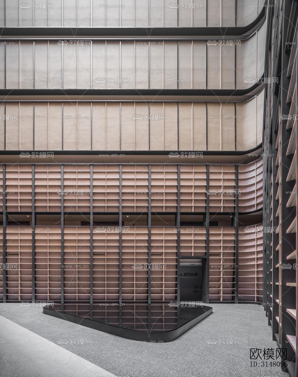 现代酒店民宿效果图下载（渲染图19）