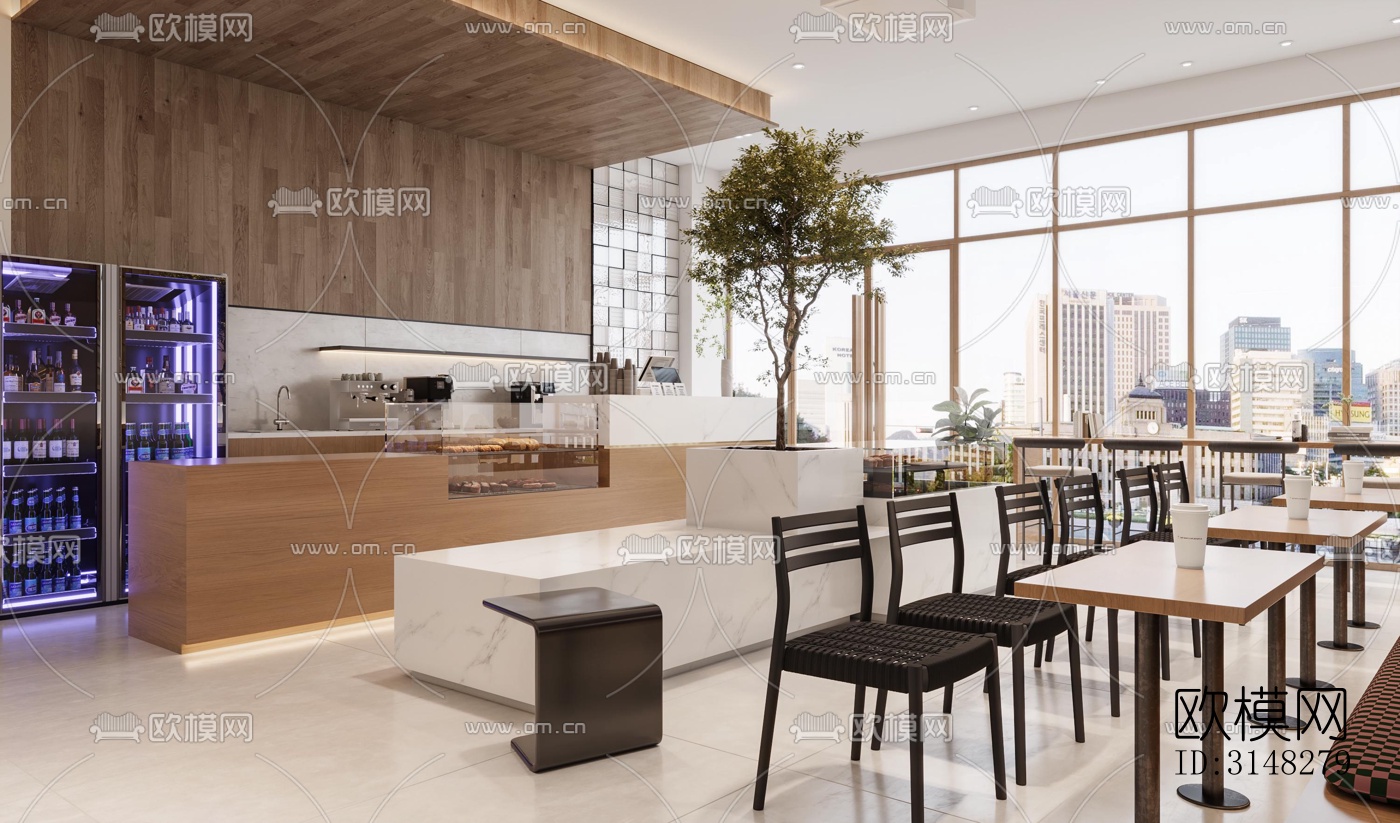 现代零售店铺效果图下载（渲染图2）